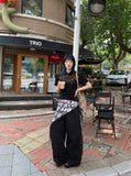 DAXUEN Short-sleeved polo shirt with star embroidery — model photo