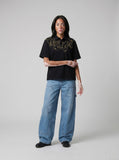 DAXUEN Short-sleeved polo shirt with star embroidery — model photo