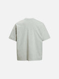 DAXUEN Oversized short-sleeved T-shirt with graphic text and star patches