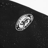 DAXUEN black wide-leg sweatpants with star embroidery