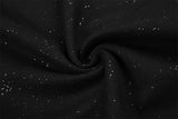 DAXUEN black wide-leg sweatpants with star embroidery