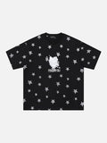 DAXUEN Starry graphic crew neck T-shirt