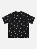 DAXUEN Starry graphic crew neck T-shirt