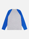 DAXUEN Starry Heart Raglan Long-Sleeve T-Shirt