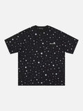 DAXUEN Oversized crew neck t-shirt with star print