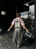 DAXUEN Short-sleeve camouflage jersey t-shirt with graphic details — model photo