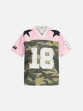 DAXUEN Short-sleeve camouflage jersey t-shirt with graphic details
