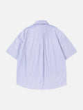 DAXUEN Loose-fit striped button-up shirt