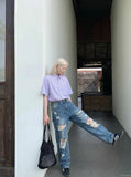 DAXUEN striped-button-up-shirt-casual-summer-fit — model photo