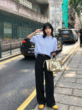 DAXUEN striped-button-up-shirt-casual-summer-fit — model photo