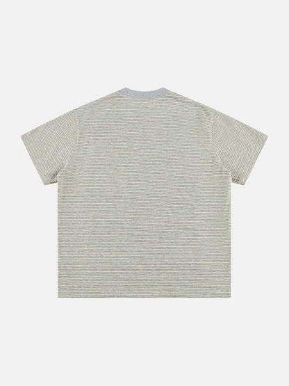 DAXUEN Striped short-sleeved relaxed-fit t-shirt