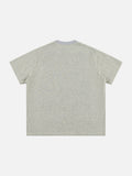 DAXUEN Striped short-sleeved relaxed-fit t-shirt