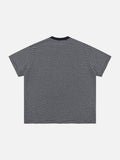 DAXUEN Striped short-sleeved relaxed-fit t-shirt