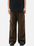 DAXUEN olive green cargo pants with large pockets