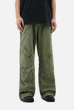 DAXUEN olive green cargo pants with large pockets