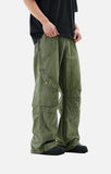 DAXUEN olive green cargo pants with large pockets