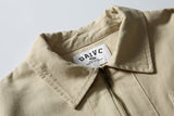 DAXUEN black workwear jacket with brass zipper