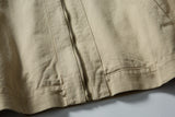 DAXUEN black workwear jacket with brass zipper