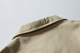 DAXUEN black workwear jacket with brass zipper