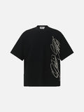 DAXUEN Oversized short-sleeve waffle-knit t-shirt