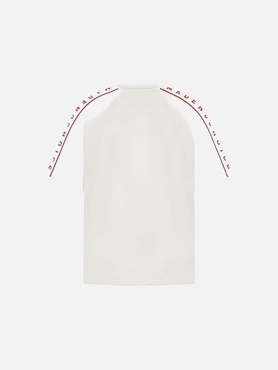 DAXUEN Short-sleeved raglan sleeve t-shirt with graphic print