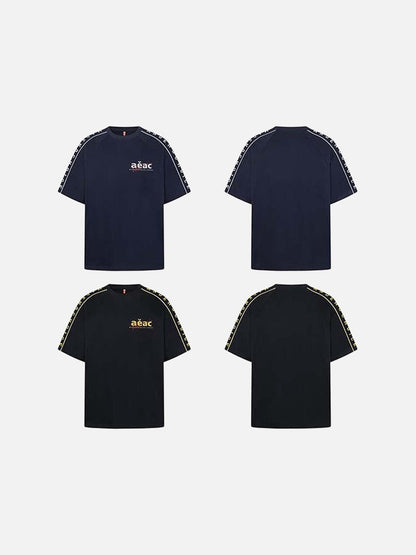 DAXUEN Short-sleeved raglan sleeve t-shirt with graphic print