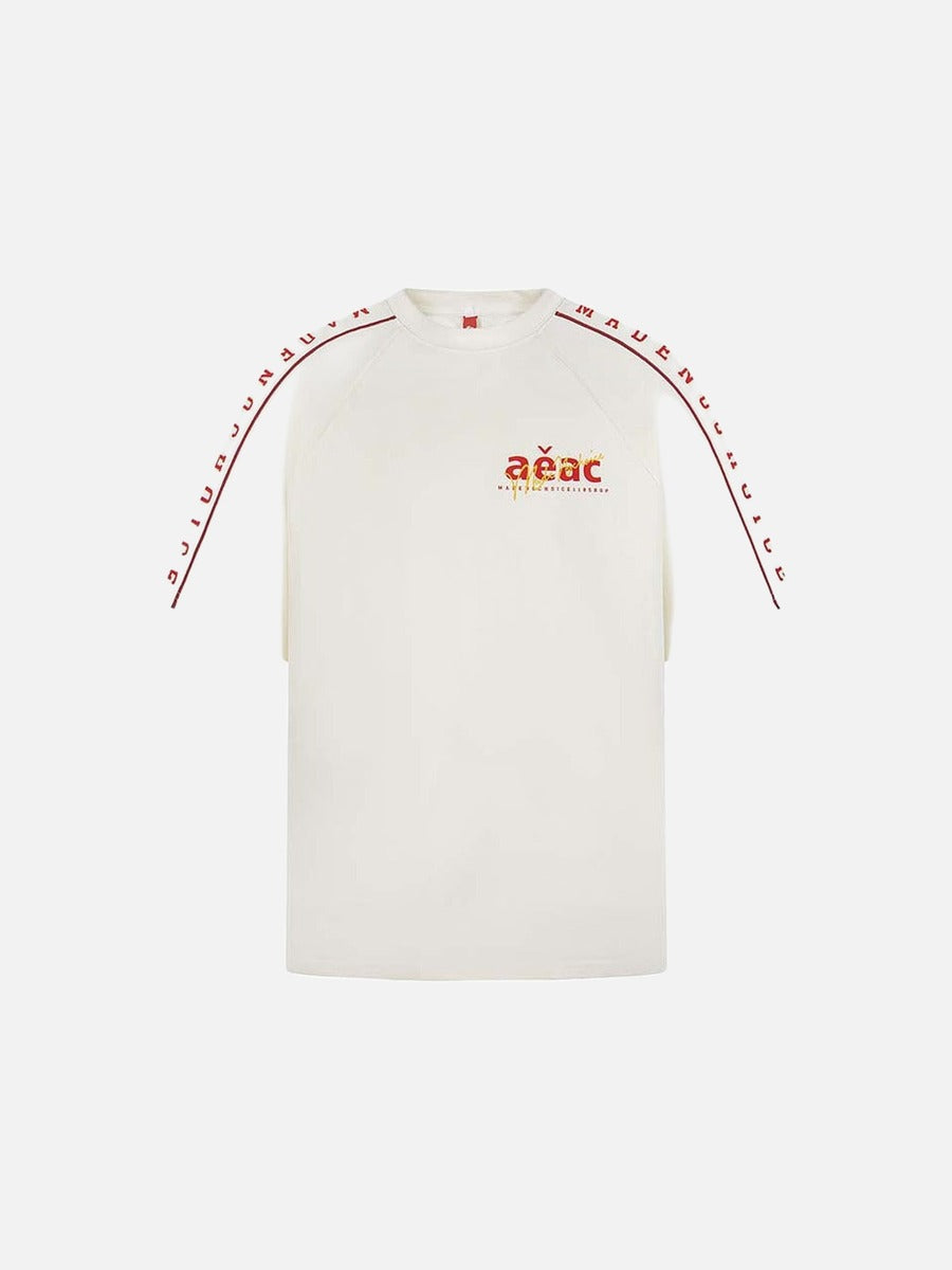 DAXUEN Short-sleeved raglan sleeve t-shirt with graphic print