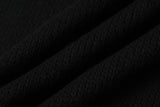 Stylized Flag Graphic Long-Sleeve Sweater
