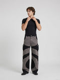 Stylized Graphic Fitted T-Shirt