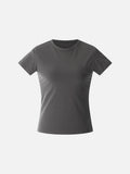 Stylized Graphic Fitted T-Shirt