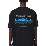 DAXUEN white relaxed landscape graphic t-shirt