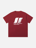 Stylized Overlapping S Graphic T-Shirt