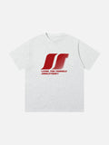 Stylized Overlapping S Graphic T-Shirt