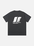 Stylized Overlapping S Graphic T-Shirt