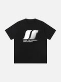 Stylized Overlapping S Graphic T-Shirt