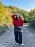 Star Stylized High-Waisted Denim Jeans