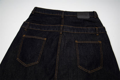 Stylized Star High-Waisted Denim Jeans
