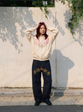 Star Stylized High-Waisted Denim Jeans