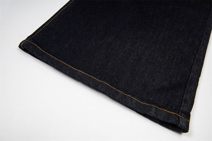 Stylized Star High-Waisted Denim Jeans
