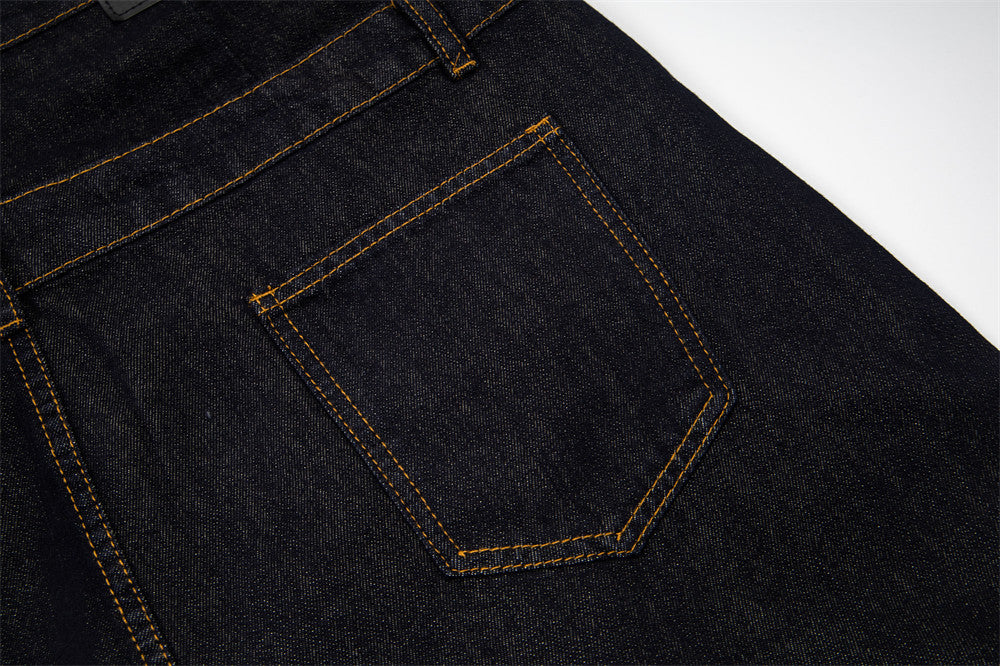 Stylized Star High-Waisted Denim Jeans