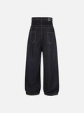 Star Stylized High-Waisted Denim Jeans