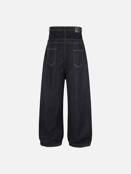 Stylized Star High-Waisted Denim Jeans