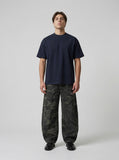 DAXUEN Short-sleeved crew-neck T-shirt with horse head embroidery — model photo