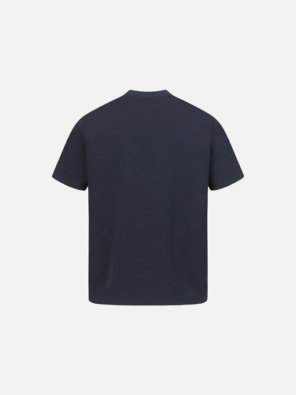 DAXUEN Short-sleeved crew-neck T-shirt with horse head embroidery