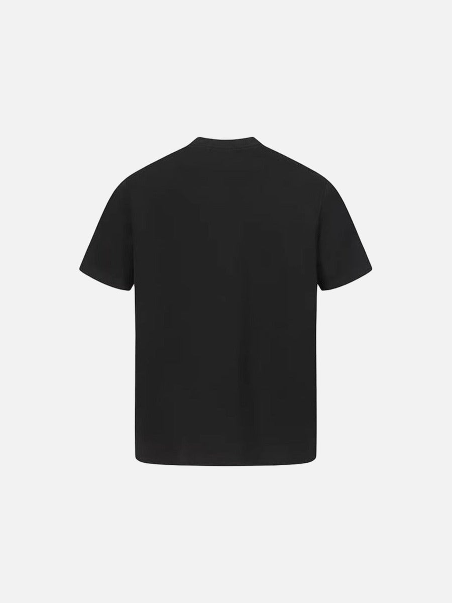 DAXUEN Short-sleeved crew-neck T-shirt with horse head embroidery
