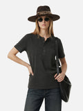 DAXUEN heathered khaki Henley t-shirt