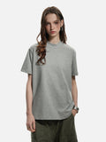 DAXUEN light grey marled mock neck t-shirt