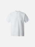 Subtle Marled Mock Neck T-Shirt