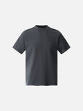 Subtle Marled Mock Neck T-Shirt