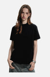 DAXUEN light grey marled mock neck t-shirt